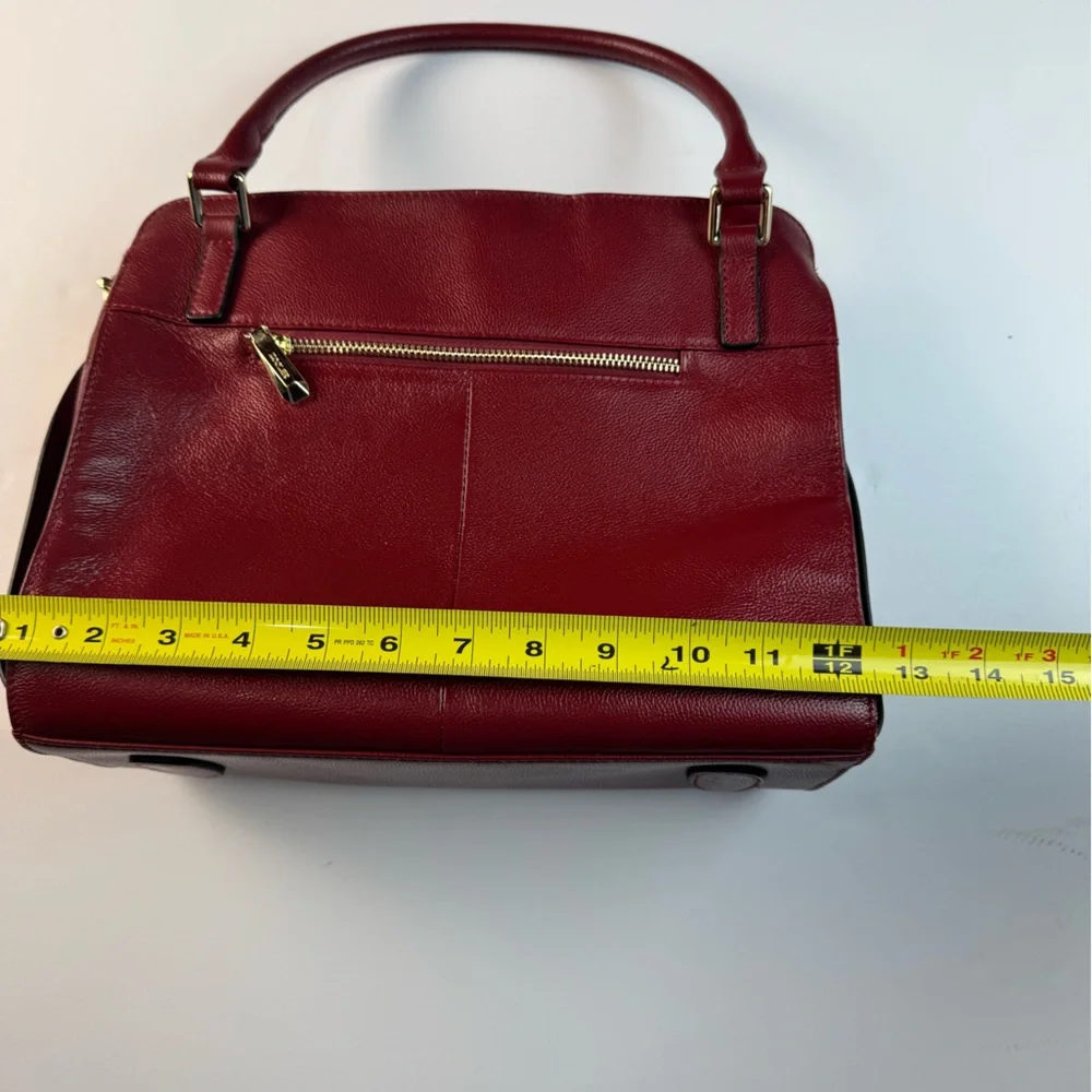 Red Leather Handbag